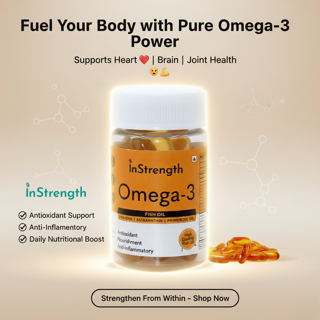 Omega-3 Salmon Fish Oil Capsule â€“ Pure Strength for Heart, Brain & Joint Health